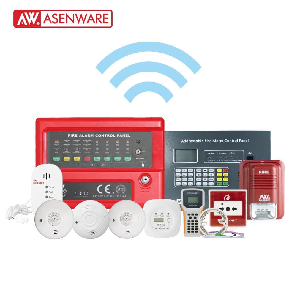 Asenware AW-FP128 Adreslenebilir Yangın Alarm Kontrol Paneli